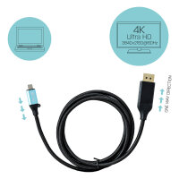 I-TEC USB-C DP CABLE 4K/60HZ 2M