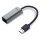 D I-TEC USB 3.0 Metal Gigabit Ethernet Adapter 1x USB 3.0 auf RJ-45 LED-Anzeige fuer Notebook Tablet PC Windows Mac Linux Android