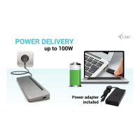 D I-TEC USB-C ERGO DOCK + CHARGER