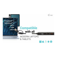 D I-TEC USB-C HUB 2+2X USB-C/A
