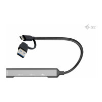 D I-TEC USB-A/USB-C 4 PORT HUB
