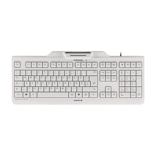 Cherry KC 1000 SC Corded CH-Layout weiß/grau Smartcard