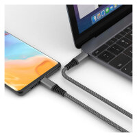 4smarts USB-C auf USB-C Kabel PremiumCord 100W 1.5m. schwarz
