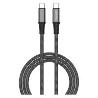 4smarts USB-C auf USB-C Kabel PremiumCord 100W 1.5m. schwarz