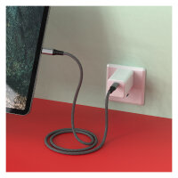 4smarts USB-C auf USB-C Kabel PremiumCord 100W 1.5m. schwarz