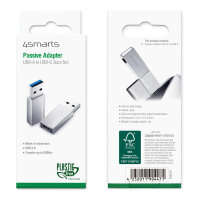 4smarts Passiver Adapter USB-A 3.0 auf USB-C 2er Set