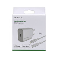 4smarts Schnelllade-Set 20W mit 1.5m Lightning Kabel f....