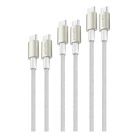4smarts USB-C auf USB-C Kabel PremiumCord 60W 3erSet...
