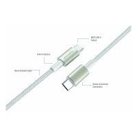 4smarts USB-C auf USB-C Kabel PremiumCord 60W 3erSet wei/silb