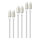 4smarts USB-C auf USB-C Kabel PremiumCord 60W 3erSet wei/silb