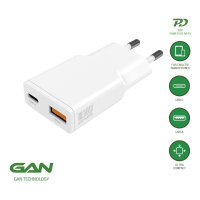 4smarts Netzladegert PDPlug Slim Duos 30W GaN USB-C+USB-A