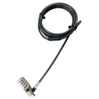 Dicota Security Cable N-Lock combi./res. 2.5x6mm slot.single