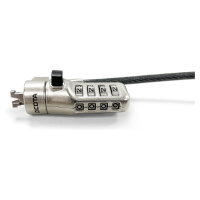 Dicota Security Cable N-Lock combi./res. 2.5x6mm slot.single