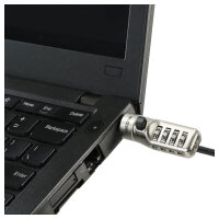 Dicota Security Cable N-Lock combi./res. 2.5x6mm slot.single