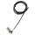 Dicota Security Cable N-Lock combi./res. 2.5x6mm slot.single