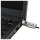 Dicota Security Cable N-Lock combi./res. 2.5x6mm slot.single