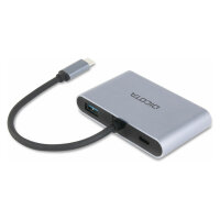 D Dicota USB-C Portable 5-in1 Docking Station 4K HDMI/DP PD