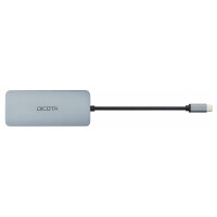 D Dicota USB-C 8-in-1 Multi Hub 4K PD 100W silver