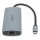 D Dicota USB-C 8-in-1 Multi Hub 4K PD 100W silver