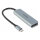 D Dicota USB-C 5-in-1 Video Hub 4K PD 100W silver