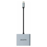 D Dicota USB-C Portable 4-in1 Docking Station 4K HDMI PD 100W