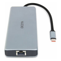 D Dicota USB-C 13-in-1 Docking Station 4K HDMI/DP PD 100W