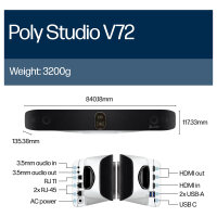 Poly Studio V72 USB VIDEO BAR