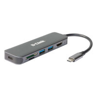 D-Link DUB-2327 6-in-1 USB-C Hub mit HDMI