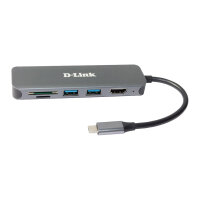 D-Link DUB-2327 6-in-1 USB-C Hub mit HDMI