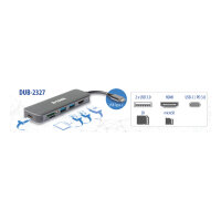 D-Link DUB-2327 6-in-1 USB-C Hub mit HDMI