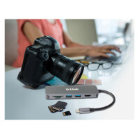 D-Link DUB-2327 6-in-1 USB-C Hub mit HDMI