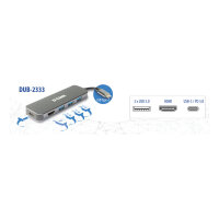 D-Link DUB-2333 5-in-1 USB-C Hub HDMI/Power Delivery1x HDMI
