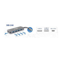 D-Link DUB-2340 USB-C auf 4-Port Hub 4x USB 4x 3.0