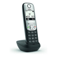 GIGASET A690HX schwarz 5.1 cm 2 Zoll schwarz-weiss...