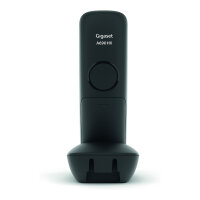GIGASET A690HX schwarz 5.1 cm 2 Zoll schwarz-weiss Grafik-Display Freisprechen Telefonbuch fr DECT Basisstationen und Router