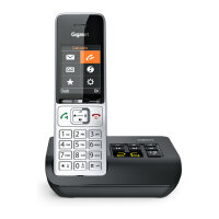 GIGASET COMFORT 500A silber / schwarz 5.8 cm 2.2 Zoll TFT...