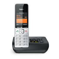 GIGASET COMFORT 500A silber / schwarz 5.8 cm 2.2 Zoll TFT...