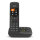 GIGASET C575A schwarz schnurlos analog (DECT) Anrufbeantworter TFT-Farb-Display Freisprechen Adressbuch fr 200 Eintrge Wecker