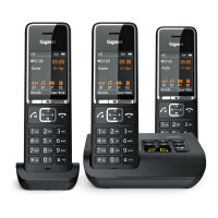 Gigaset COMFORT 550A trio schwarz/chrom