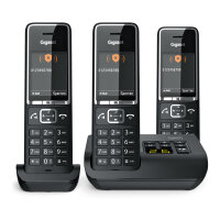 Gigaset COMFORT 550A trio schwarz/chrom