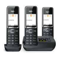 Gigaset COMFORT 550A trio schwarz/chrom