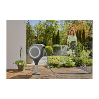 Gardena Terrassen-Schlauchbox RollUp S (weiß) 15 m