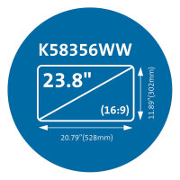Kensington Blickschutzfilter MagPro Magnetic 23.8" 16:9