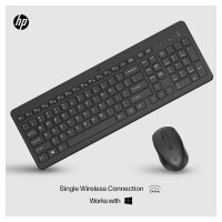 HP 330 Tastatur-Maus-Set kabellos schwarz
