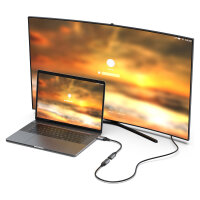 Equip Displayport->HDMI Adapter 1.4 St/Bu 8K/60Hz grau