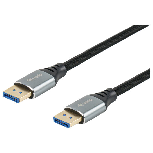 Equip DisplayPort 2.1 St/St 2.00m16K/60Hz komp.HDCP Alum. gr