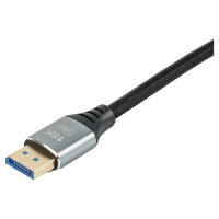 Equip DisplayPort 2.1 St/St 1.00m16K/60Hz komp.HDCP Alum. gr