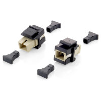 Equip LWL Durchführungsmodul Keystone SC simplex 8er...
