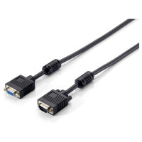 Equip VGA Kabel Verl. HD15 St/Bu 20.00m 1024x 768/60Hz sw...
