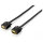 Equip VGA Kabel Verl. HD15 St/Bu 1.80m 1024x 768/60Hz sw Blister